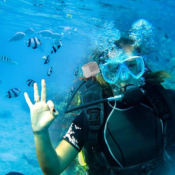 ChromLives ChromLives Tripod Mount Adapter with Thumb Screw for GoPro Hero 11 10 9 8 7 6 5 4 DJI Osmo and Action Cameras 1/4 Aluminum Screws 2 Pack - View 8 of 8