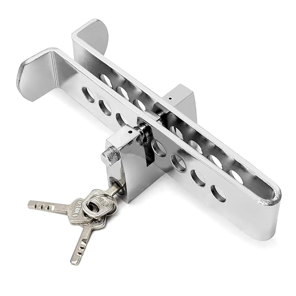 QWORK QWORK Anti Theft Clutch Lock Premium Stainless Steel Security Device for Vehicle Protection - View 4 of 8