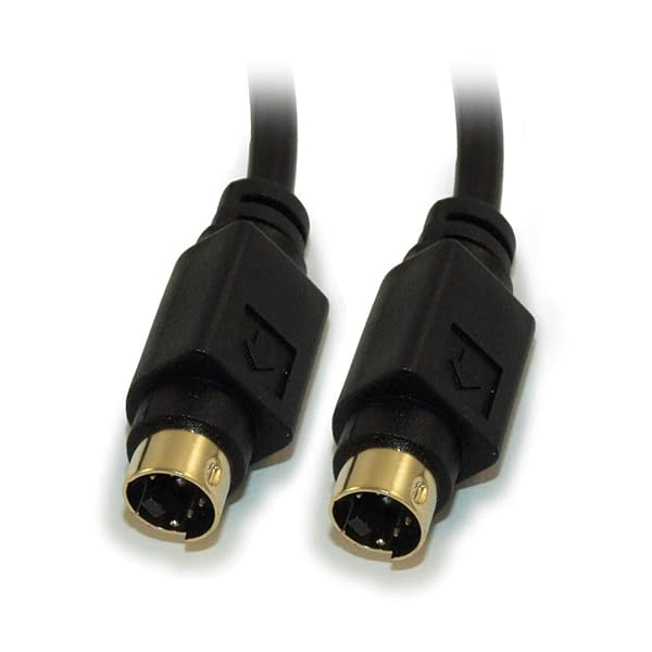 BRENDAZ BRENDAZ S-Video Cable 4 Pin SVHS Gold Plated 6 Feet for Camcorders Home Theater VCRs DVRs DVD Players Transfers Video to TV or Monitor - View 3 of 3