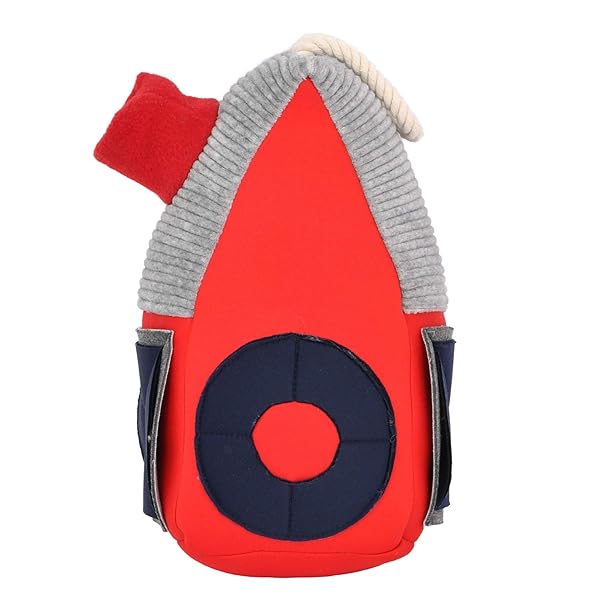 Puppia Puppia Nosework Toy Farm House Red for Engaging Fun and Interactive Play