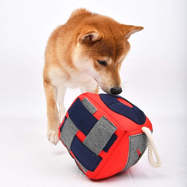 Puppia Puppia Nosework Toy Roller Red for Engaging Fun and Interactive Playtime for Dogs - View 4 of 4