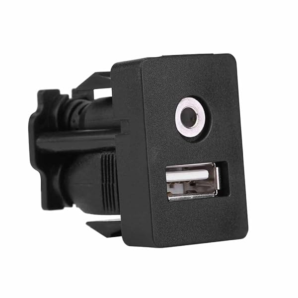 Gorgeri Square Port USB Panel Flush Mount Car Adapter - Fast Charging & Easy Installation