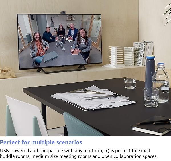 Huddly Huddly IQ Full HD 1080p USB Video Conferencing Camera with 150-Degree View and AI Capabilities - View 3 of 8