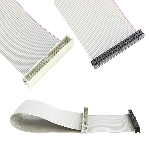 ZRM&E ZRM&E 30cm IDE Female to Male HD Cable 40 Pins Extension for 35 and 525 Inch IDE Drives - View 5 of 6