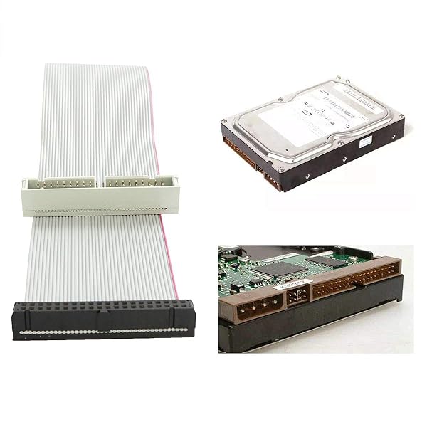 ZRM&E ZRM&E 30cm IDE Female to Male HD Cable 40 Pins Extension for 35 and 525 Inch IDE Drives - View 6 of 6