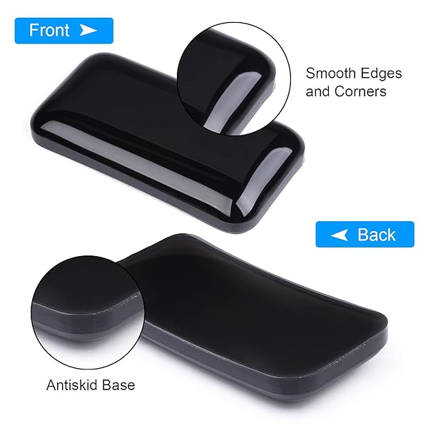 Aelfox Aelfox Soft Gel Mouse Wrist Rest Ergonomic Silicone Support for Laptop Computer Office Home Alleviate Wrist Pain Black 5.6 x 2.95 x 0.75 Inch - View 7 of 10