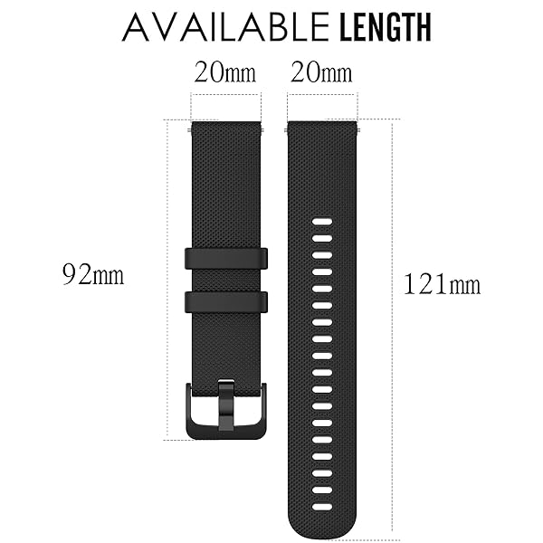 QGHXO Soft Silicone Replacement Band for Garmin Venu Sq 2 and Music Venu 2 Plus Comfortable and Durable Watch Strap - View 5 of 8