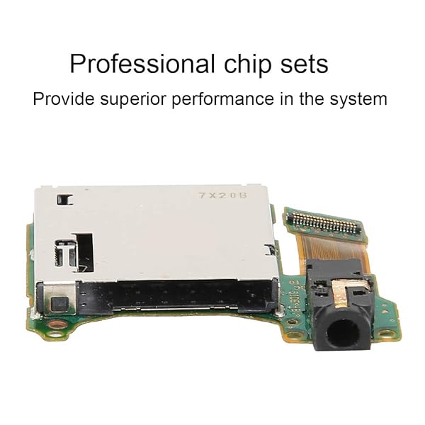 ASHATA ASHATA Game Host Card Slot & Reader Tray for Switch - Essential Repair Accessory with Earphone Port - View 4 of 11