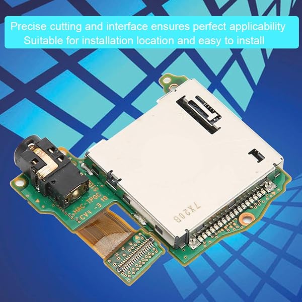 ASHATA ASHATA Game Host Card Slot & Reader Tray for Switch - Essential Repair Accessory with Earphone Port - View 5 of 11