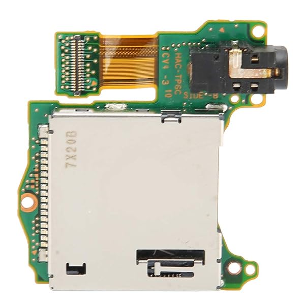 ASHATA ASHATA Game Host Card Slot & Reader Tray for Switch - Essential Repair Accessory with Earphone Port - View 3 of 11