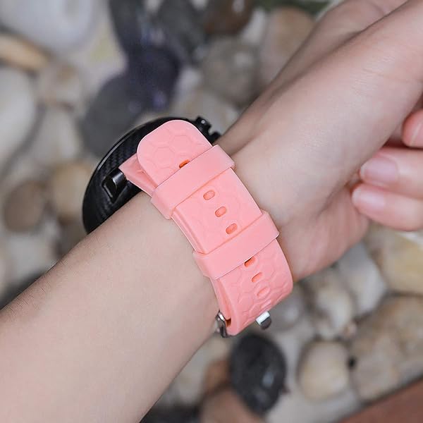 TenCloud TenCloud 6-Pack Soft Silicone Bands for Fossil 42mm Gen 6 Gen 5E and Garmin vivoactive 4S Interchangeable Sport Wristband Accessory - View 3 of 8