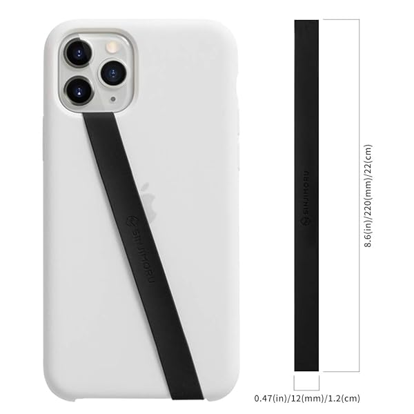 Sinjimoru Sinjimoru Stretchable Silicone Phone Strap - Flexible Grip Holder for iPhone & Android with Wireless Charging Support - View 7 of 8