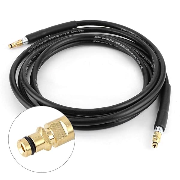 Aramox High Pressure Washer Hose for K2 K3 K4 K5 Cold Water Car Cleaning Durable Quick Connect Steel Wire Braid Rubber Cover - View 8 of 10