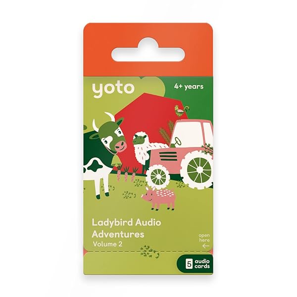 YOTO YOTO Ladybird Audio Adventures Collection Vol 2 Kids Audio Cards for Screen Free Listening Fun Playtime Bedtime Travel Stories Ages 5+