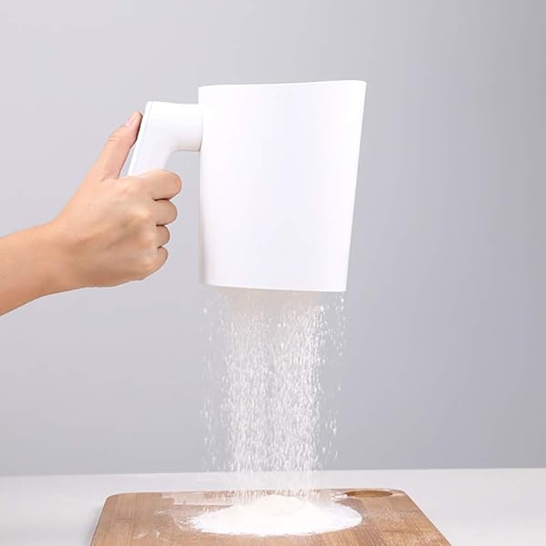 ANNCARY ANNCARY Battery Operated Electric Flour Sifter Handheld Cooking Tool for Baking Easy to Clean Ergonomic Design