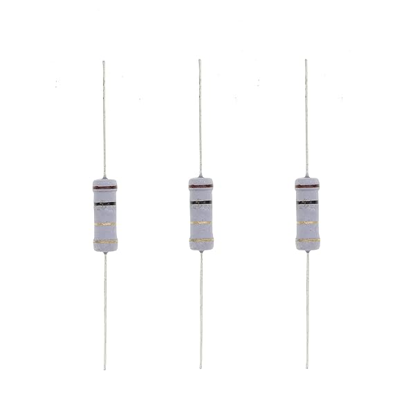 HUABAN HUABAN 20PCS 3W 1R 1.0 Ohm 5% Metal Oxide Film Resistors for Reliable Performance - View 2 of 2