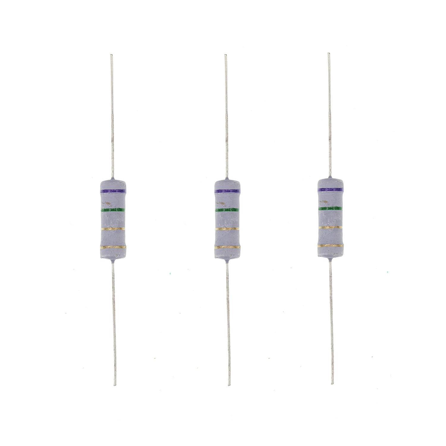 HUABAN HUABAN 20PCS 3W 0.1 Ohm 5% Metal Oxide Film Resistors for Reliable Performance and Durability - View 4 of 9