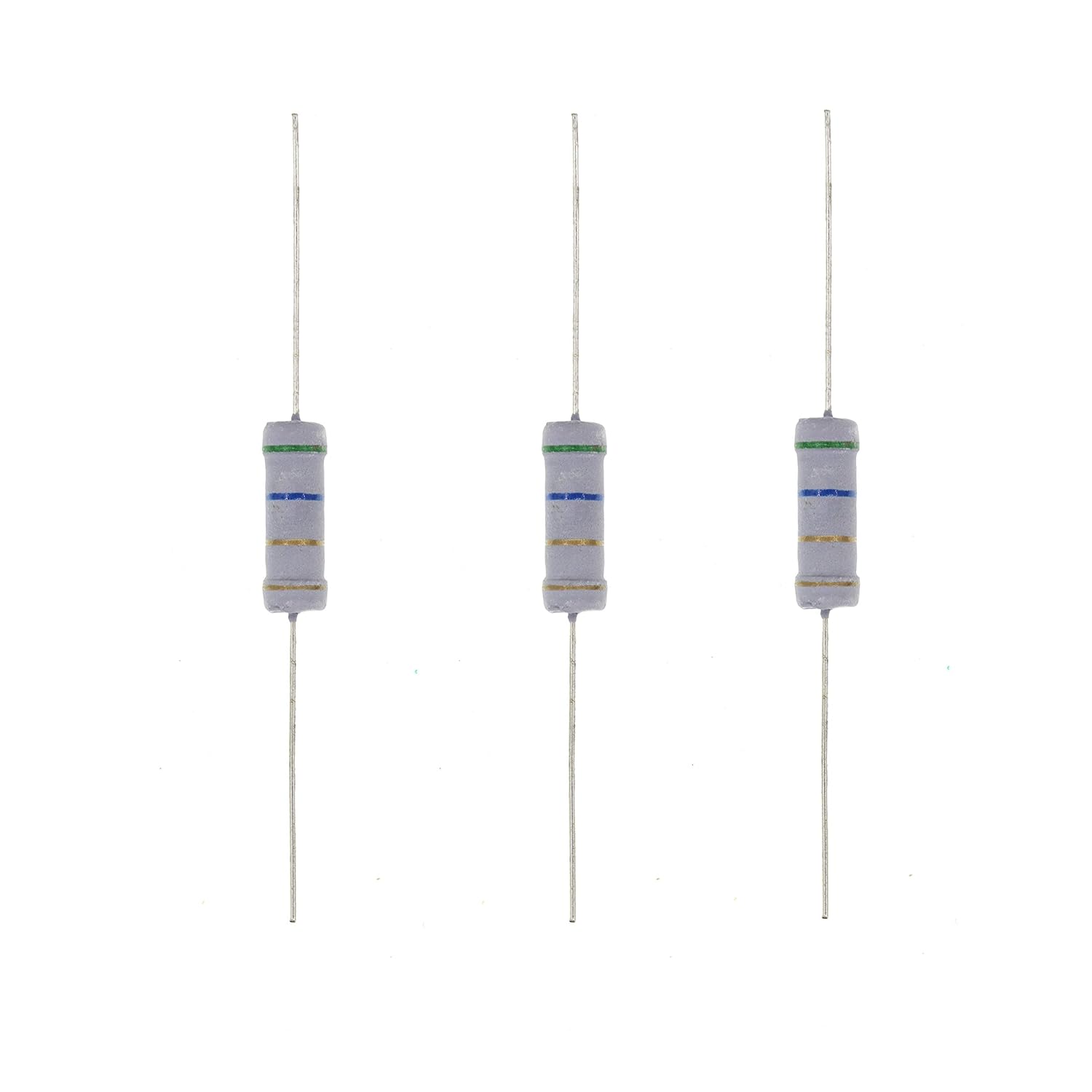 HUABAN HUABAN 20PCS 3W 0.1 Ohm 5% Metal Oxide Film Resistors for Reliable Performance and Durability - View 7 of 9