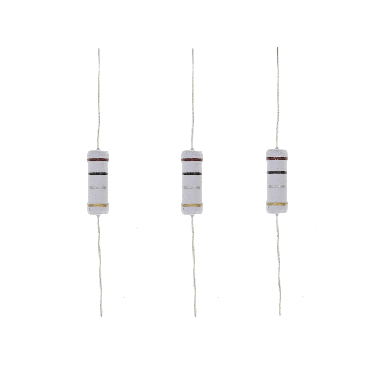 HUABAN 20PCS 3W 0.1 Ohm 5% Metal Oxide Film Resistors for Reliable Performance and Durability