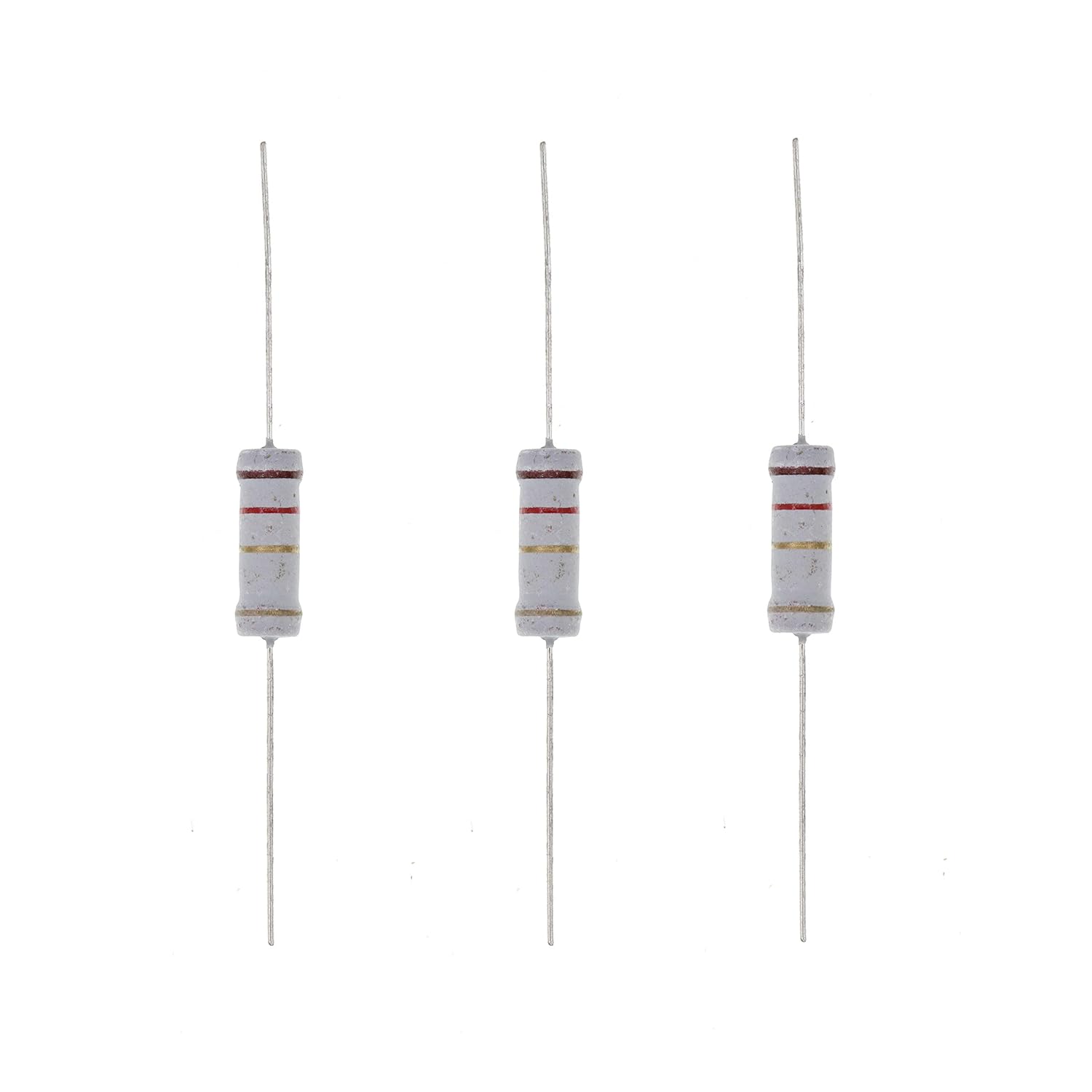 HUABAN 20PCS 3W 1R2 1.2 Ohm 5 Percent Metal Oxide Film Resistor for Reliable Performance