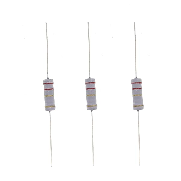 HUABAN 20PCS 3W 2R2 2.2 Ohm 5 Percent Metal Oxide Film Resistor for Reliable Performance