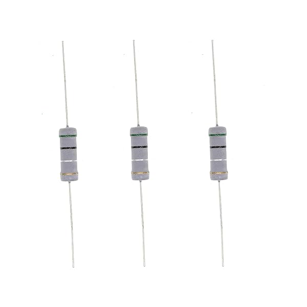 HUABAN HUABAN 20PCS 3W 0.5 Ohm 5 Percent Metal Oxide Film Resistor for Reliable Performance and Durability - View 2 of 2