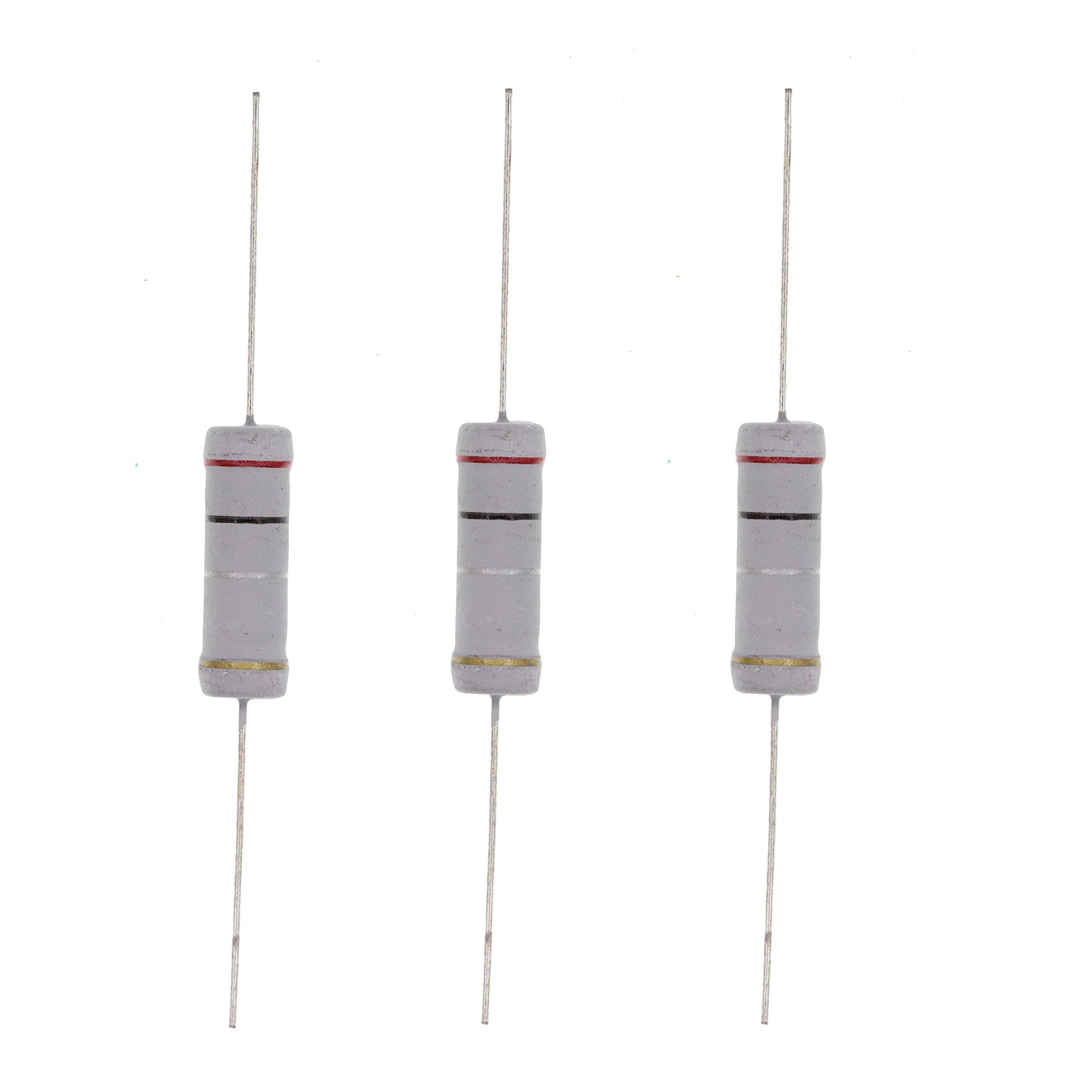 HUABAN 10PCS 5W 0R2 0.2 Ohm 5 Percent Metal Oxide Film Resistor for Reliable Performance