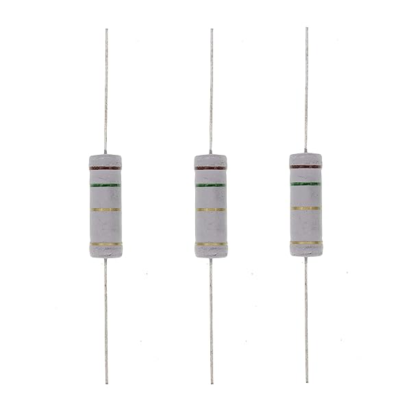 HUABAN HUABAN 10PCS 5W 1R5 1.5 Ohm 5 Percent Metal Oxide Film Resistor for Reliable Performance - View 2 of 2