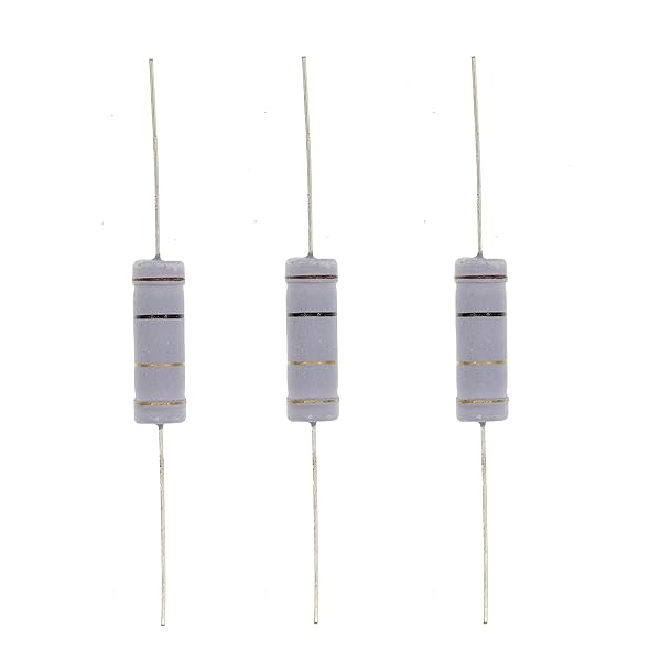 HUABAN 10PCS 5W 1 Ohm 5 Percent Metal Oxide Film Resistors for Reliable Performance and Durability