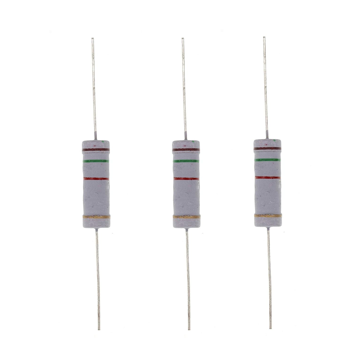 HUABAN HUABAN 10PCS 5W 2R4 2.4 Ohm 5 Percent Metal Oxide Film Resistor for Reliable Performance - View 3 of 9