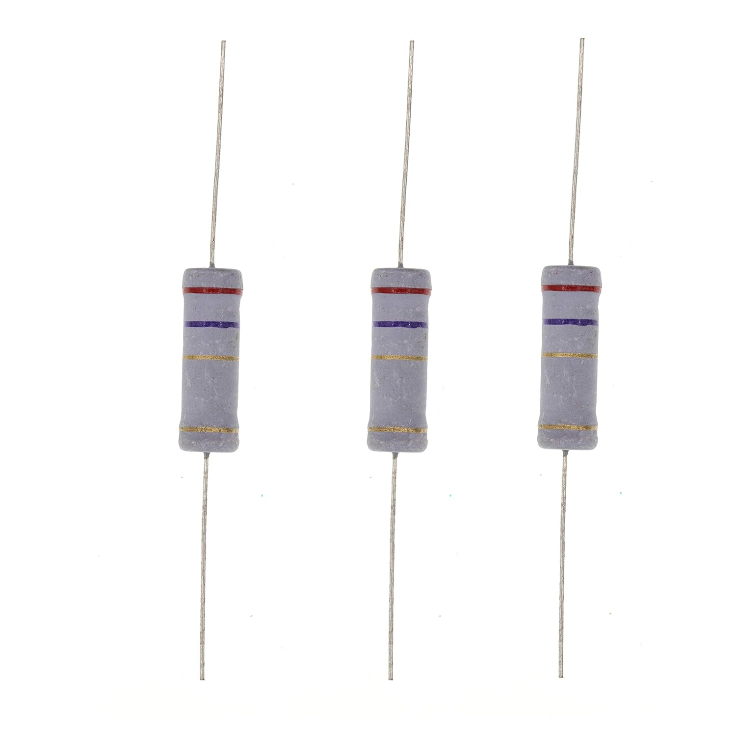 HUABAN HUABAN 10PCS 5W 2R4 2.4 Ohm 5 Percent Metal Oxide Film Resistor for Reliable Performance - View 9 of 9