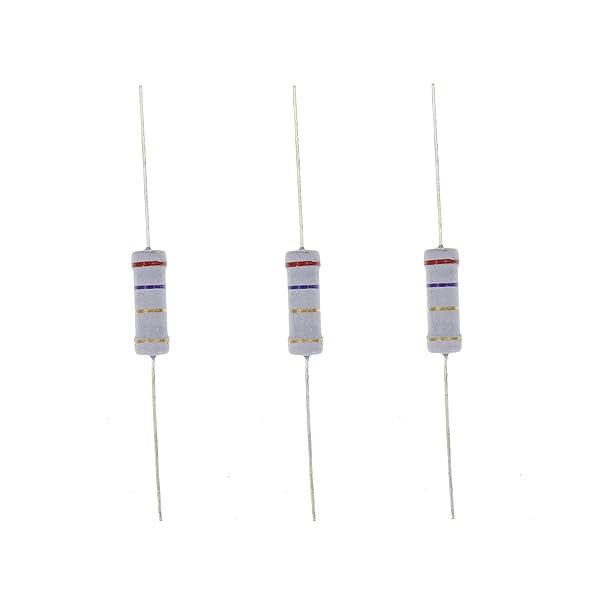 HUABAN HUABAN 20PCS 3W 2R7 2.7 Ohm 5 Percent Metal Oxide Film Resistor for Reliable Performance - View 2 of 2