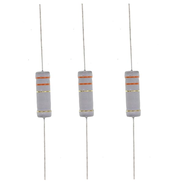 HUABAN 10PCS 5W 3.3 Ohm Metal Oxide Film Resistor 5 Percent High Quality Durable Electronic Components
