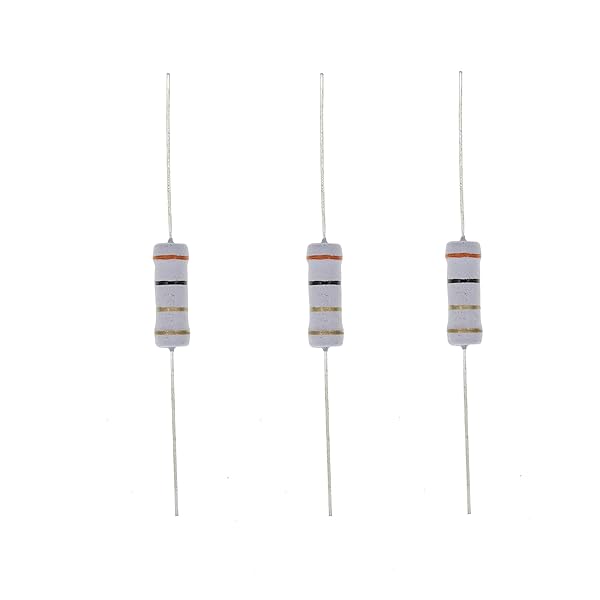 HUABAN 20PCS 3W 3 Ohm 5 Percent Metal Oxide Film Resistor for Reliable Performance
