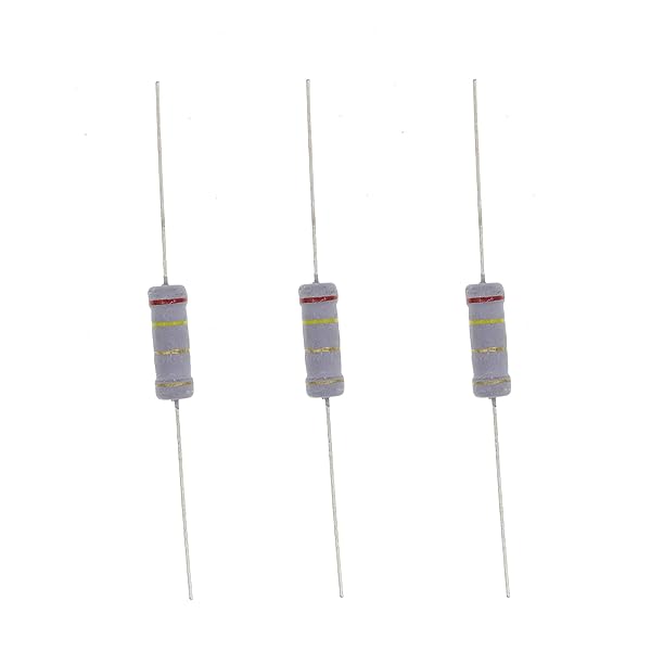 HUABAN 20PCS 3W 2R4 2.4 Ohm 5% Metal Oxide Film Resistors for Reliable Performance