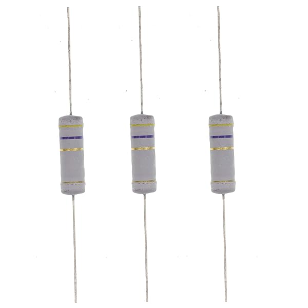 HUABAN HUABAN 10PCS 5W 4R7 4.7 Ohm 5 Percent Metal Oxide Film Resistor for Reliable Performance - View 2 of 2