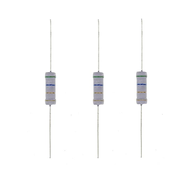 HUABAN 20PCS 3W 5R6 5.6 Ohm 5 Percent Metal Oxide Film Resistor for Reliable Performance