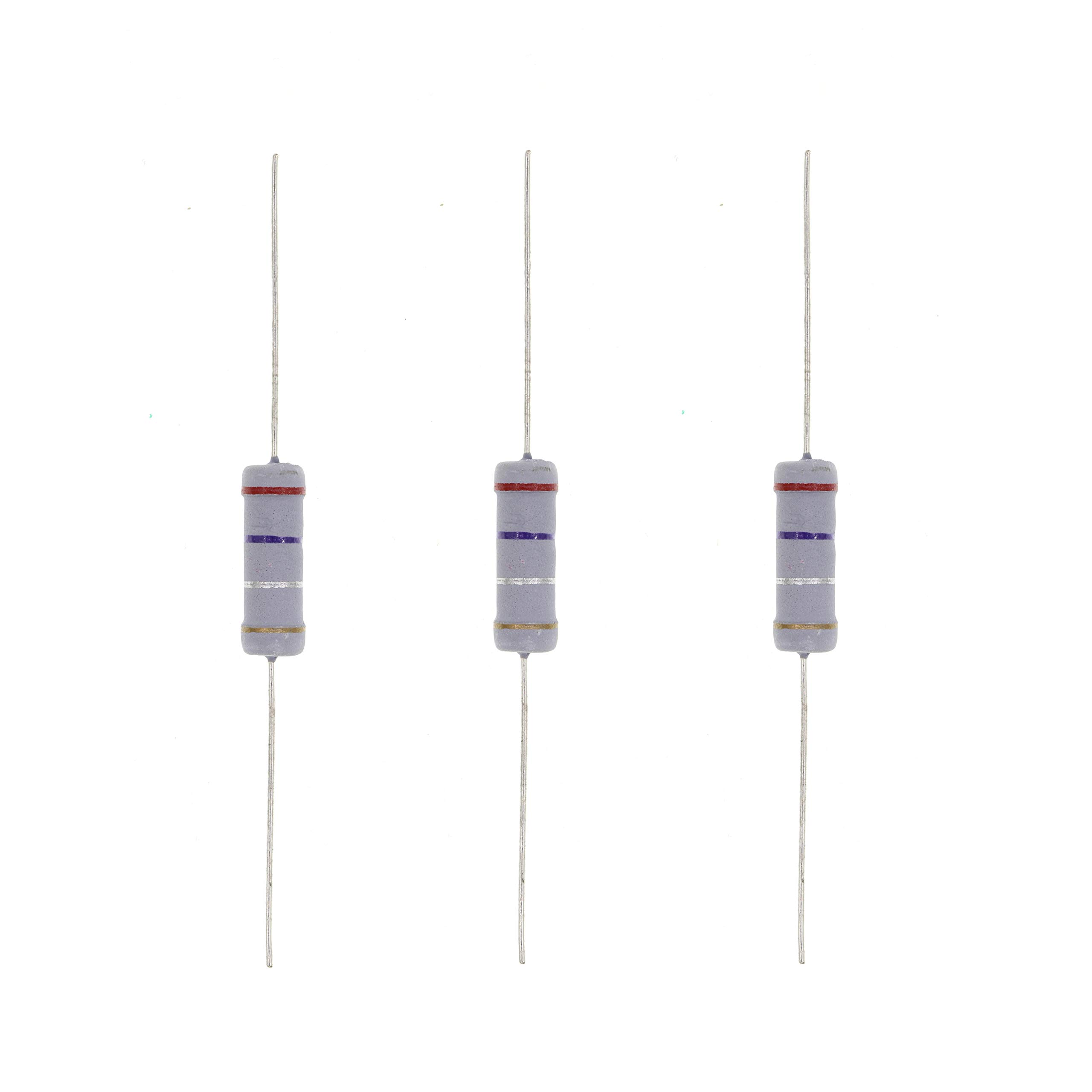 HUABAN 20PCS 3W 0.27 Ohm 5 Percent Metal Oxide Film Resistor for Reliable Performance