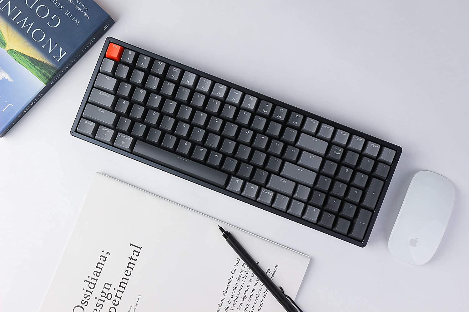 Keychron Keychron K4 V2: Compact Wireless Gaming Mechanical Keyboard with RGB, Gateron Brown Switches & Aluminum Frame for Mac/Windows - View 2 of 9