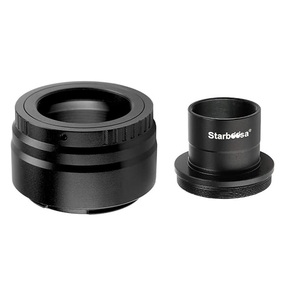 starboosa "Starboosa Telescope Camera Adapter for Canon EOS R - 1.25" T Adapter for Prime Focus Photography" - View 8 of 10