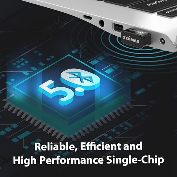 Edimax Edimax BT 5.0 EDR Nano USB Bluetooth Adapter for PC - Fast Transfer, Plug-n-Play for Win 10/11 & Linux/Mint 21 - View 4 of 10