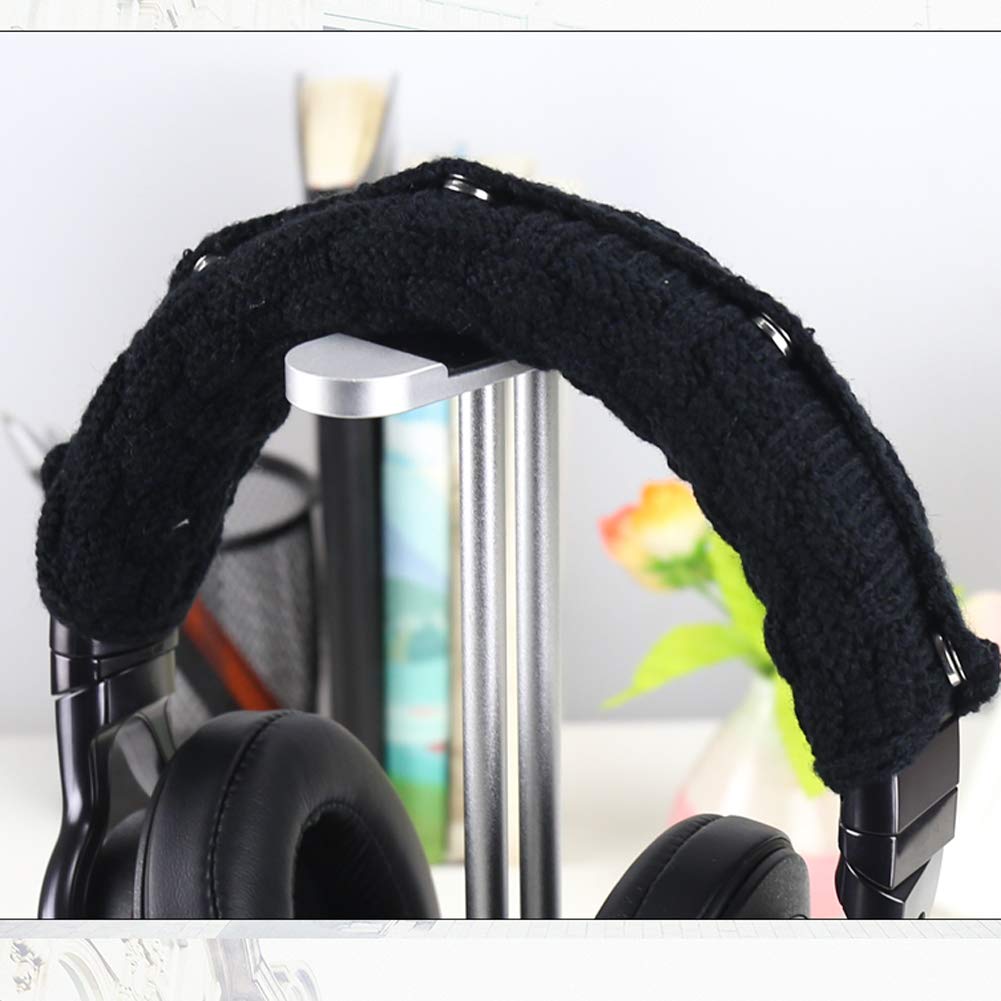 Luzen Headphone Headband Cover Comfortable Replacement Cushions Pad Knitted Protector Sleeve Black - View 5 of 6
