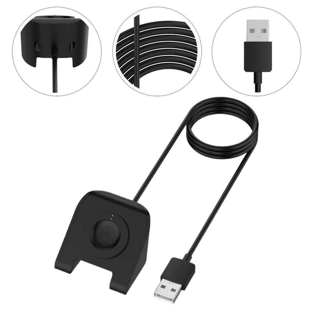 Hemobllo Hemobllo Smartwatch Charging Dock Cables for Fossil Gen 4 and Gen 5 Black Fast Charging Solution - View 5 of 9