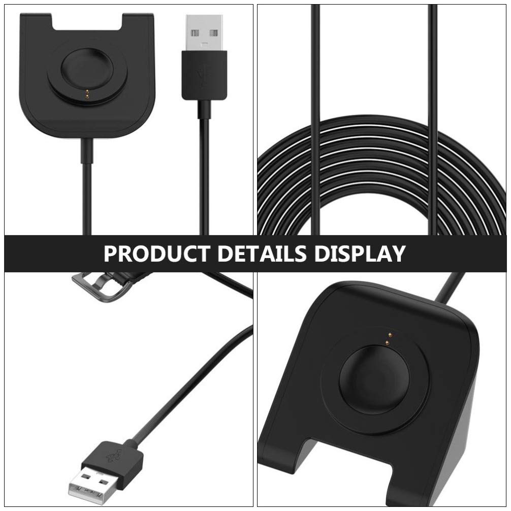 Hemobllo Hemobllo Smartwatch Charging Dock Cables for Fossil Gen 4 and Gen 5 Black Fast Charging Solution - View 7 of 9