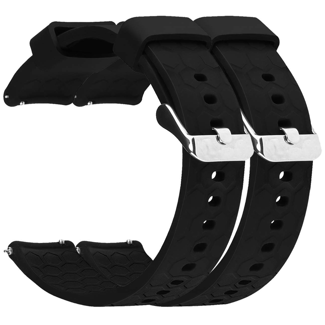 FitTurn Silicone Bands for Umidigi Uwatch 5 3S 2 2S Urun S 22mm Quick Release Colorful Watch Straps