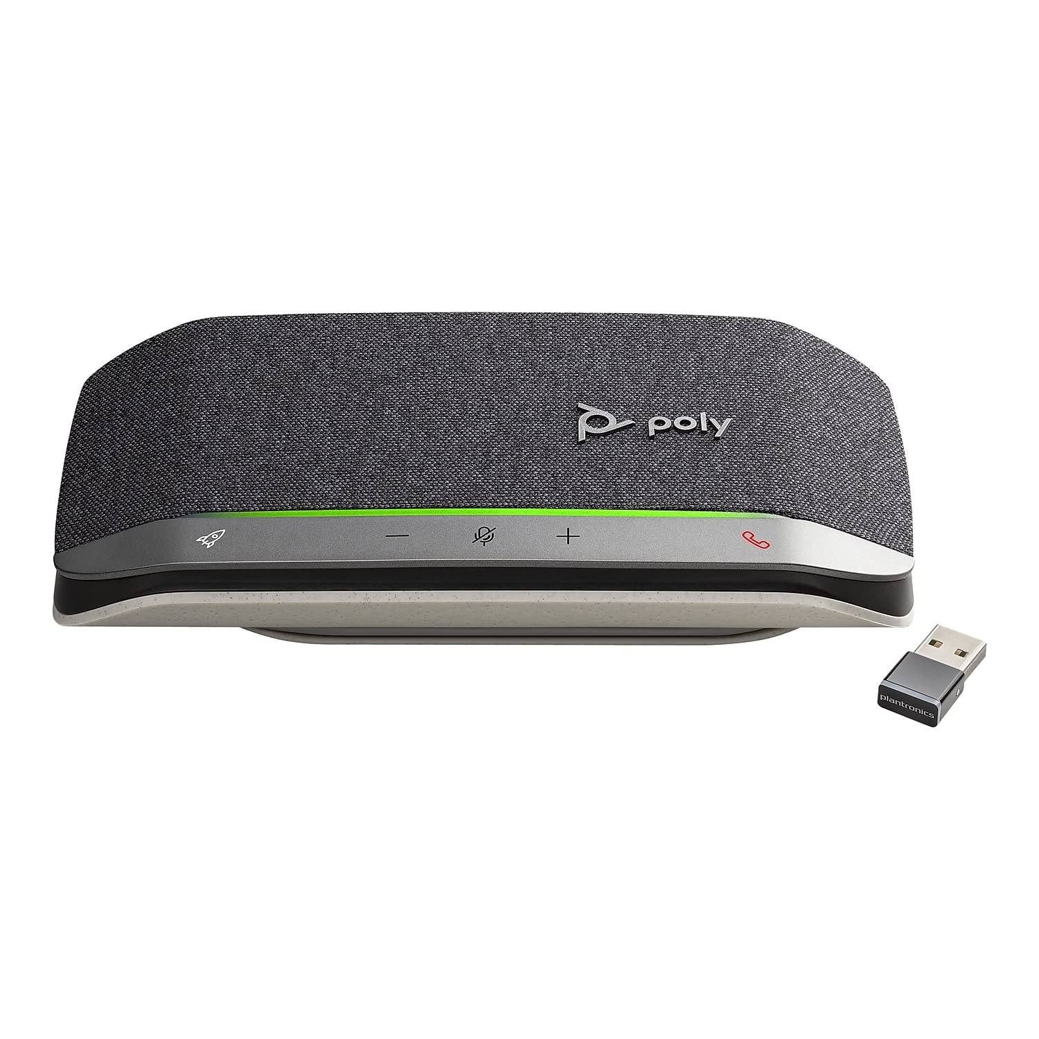 POLY Poly Sync 20+ Bluetooth Speakerphone: Portable USB-C Speaker for Teams & Zoom - Connect to PC, Mac & Cell Phones