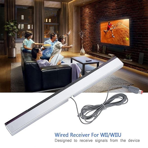 Demeras Demeras Wired IR Receiver Sensor Bar for Wii & Wii U - Reliable Infrared Signal Stand - View 4 of 10