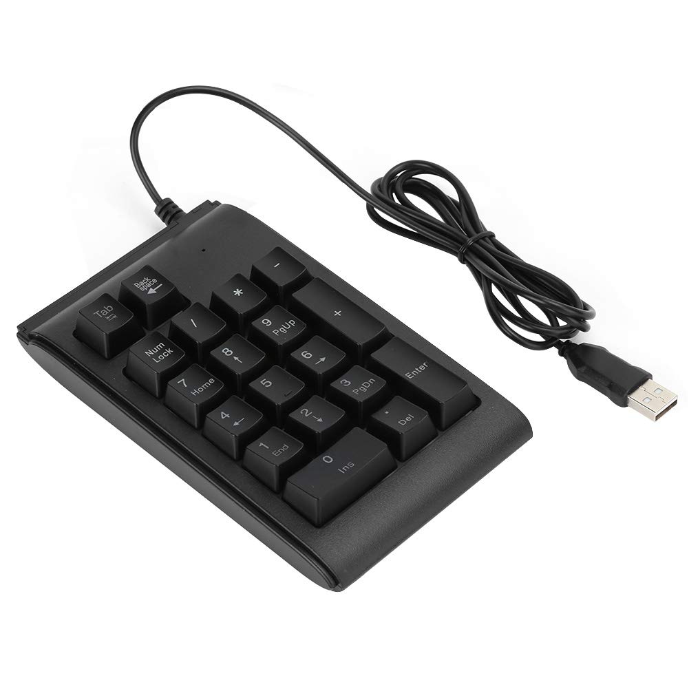Thincol Thincol One-Handed Mechanical Feel Gaming Keyboard USB Tricolor Backlit 19 Keys Plug and Play Black - View 9 of 9