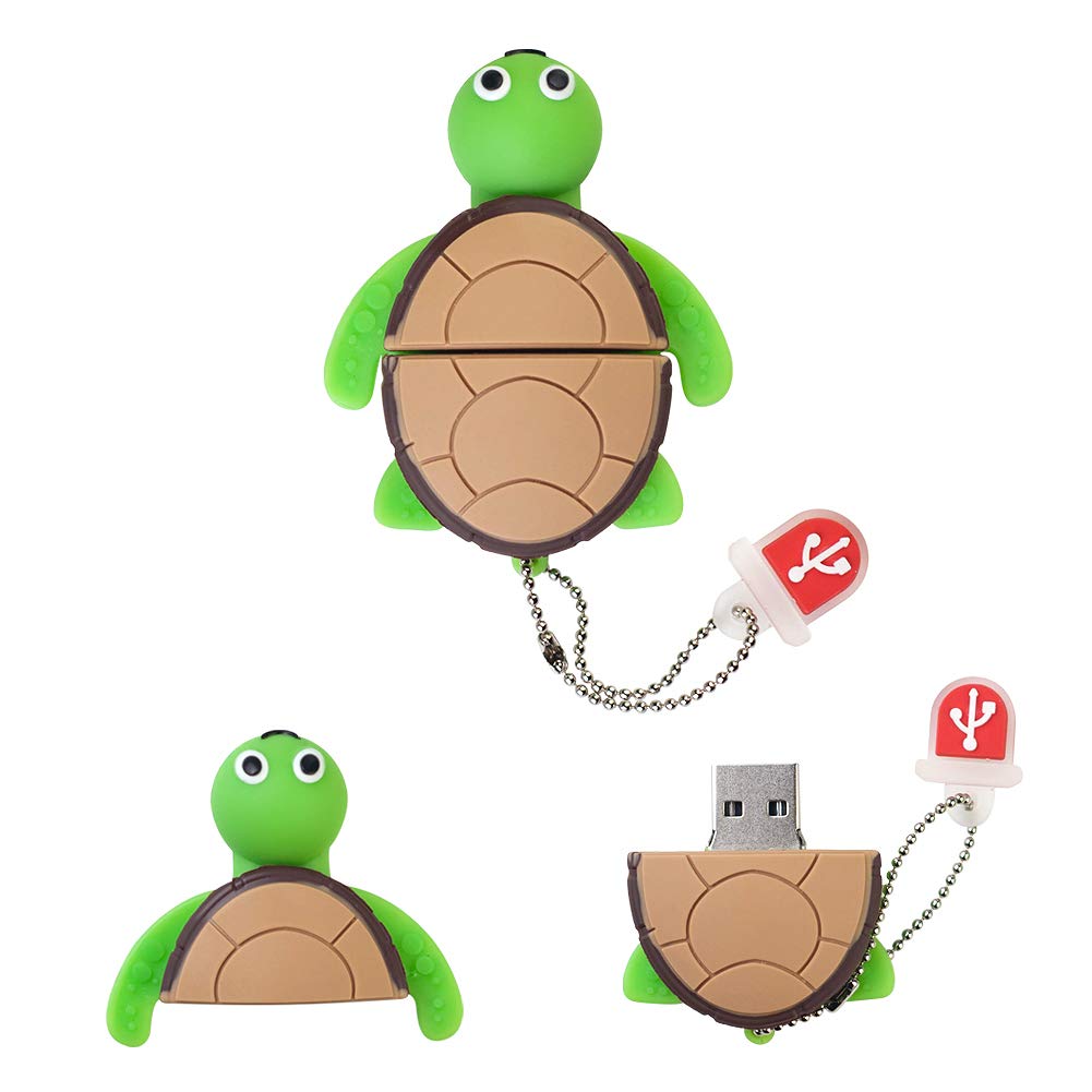 LEIZHAN 16GB Cute Cartoon Animal Turtle USB Flash Drive Perfect Gift for Kids Teachers and Friends - View 2 of 6