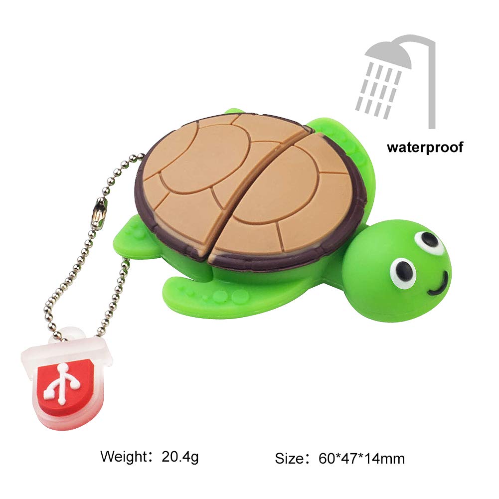 LEIZHAN 16GB Cute Cartoon Animal Turtle USB Flash Drive Perfect Gift for Kids Teachers and Friends - View 6 of 6